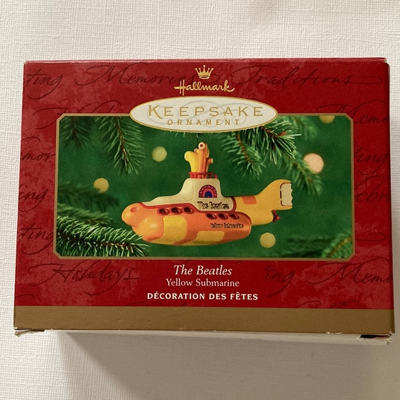 Hallmark Keepsake Christmas Ornament The Beatles Yellow Submarine - Picture 1 of 5
